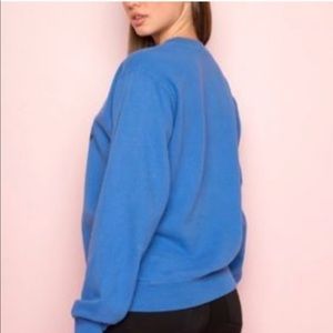 Brandy Melville Royal Blue Sweatshirt